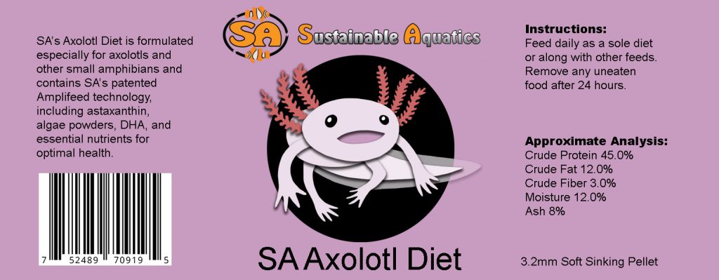 Axolotl Food, Axolotl Diet